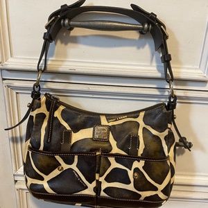 Dooney & Bourke Giraffe / Cow Print  Shoulder Bag